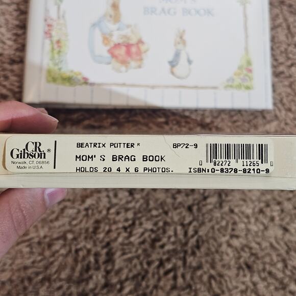 Vintage Beatrix Potter Moms Brag Book Photo Album Peter Rabbit 1990 New in Box - Picture 10 of 10